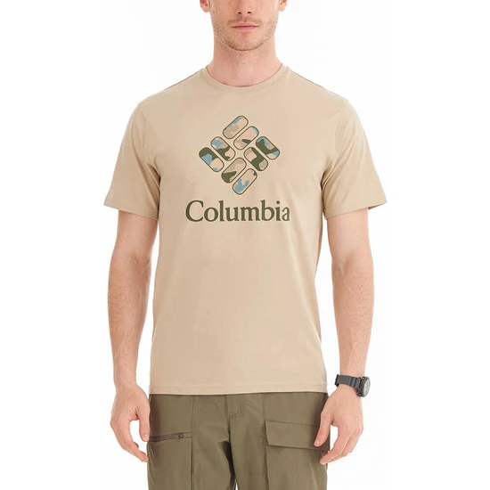 Csc Stacked Camo Erkek Kısa Kollu T-Shirt