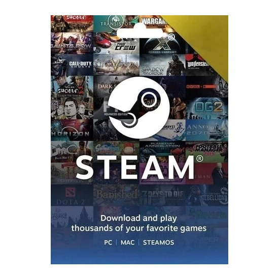 Steam Gift Card 5 USD Turkey