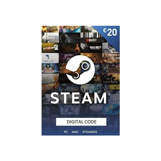 Steam Gift Card 20 Euro