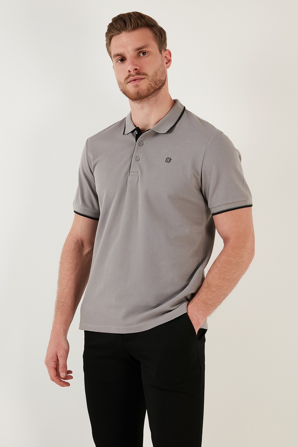 Buratti % 100 Pamuk Düğmeli Regular Fit Polo Yaka T Shirt Erkek POLO YAKA T SHİRT 5902118