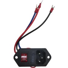 Hapais 3D Yazıcı Sigorta Anahtarı Için 10A 250V Rocker Switch Güç Soketi Giriş Modülü (Yurt Dışından)