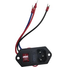 Hapais 3D Yazıcı Sigorta Anahtarı Için 10A 250V Rocker Switch Güç Soketi Giriş Modülü (Yurt Dışından)