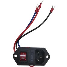 Hapais 3D Yazıcı Sigorta Anahtarı Için 10A 250V Rocker Switch Güç Soketi Giriş Modülü (Yurt Dışından)