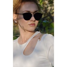 Yagmur Beren Zincir Detaylı Crop Bluz
