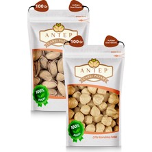 Antep Çarşı Pazar Çifte Kavrulmuş Fındık 100 gr  Antep Fıstığı 100 gr