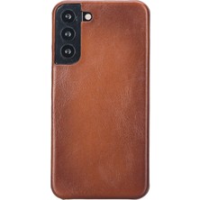 Samsung Galaxy S22 Plus Uyumlu Deri Arka Kapak Uj RST2EF Taba