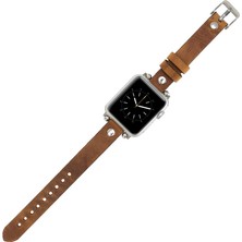 Bouletta Apple Watch Uyumlu Uyumlu Deri Kordon 38-40-41MM Ferro St G19