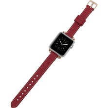 Bouletta Apple Watch Uyumlu Uyumlu Deri Kordon 38-40-41MM Ferro Erc2