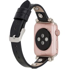 Bouletta Apple Watch Uyumlu Uyumlu Deri Kordon 38-40-41MM Tr Rst1