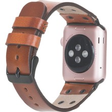 Bouletta Apple Watch Uyumlu Uyumlu Deri Kordon Cross 42-44-45MM Bt RST2E