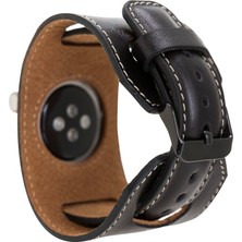 Bouletta Apple Watch Uyumlu Uyumlu Deri Kordon 42-44-45MM Cuff Rst1