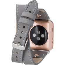 Bouletta Apple Watch Uyumlu Uyumlu Deri Kordon 42-44-45MM Slim Dt Strst9