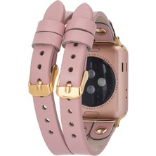 Bouletta Apple Watch Uyumlu Uyumlu Deri Kordon Ely Double Tour Gt Nu2