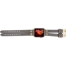 Bouletta Apple Watch Uyumlu Uyumlu Deri Kordon Ely Double Tour Gt Rst9