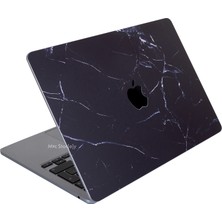 McStorey Macbook Air M1 Kılıf Kaplama Sticker Laptop Koruyucu A2337 ile Uyumlu Marble14