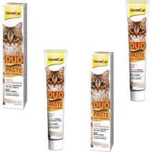 Gimcat Duo Anti-Hairball Tüy Sağlığı Için Peynirli Kedi Macunu 50GR x 4 Adet