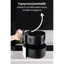 Goldmaster Romelio 1800 Watt 7 Litre Beyaz Geniş Hazneli Xxl Dokunmatik Airfryer Sıcak Hava Fritözü