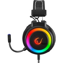 Rampage SN-R10 Alquıst 3.5mm Rgb Mikrofonlu Kulaklık Siyah