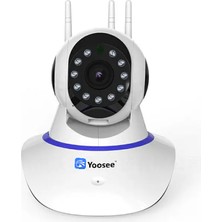 Yoosee 1080P Full Hd Wifi Ip Bebek Izleme Masa Üstü Akıllı Robot 3 Antenli Kablosuz Kamera