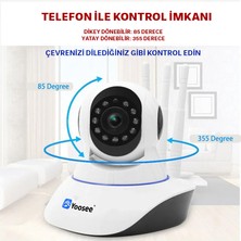 Yoosee 1080P Full Hd Wifi Ip Bebek Izleme Masa Üstü Akıllı Robot 3 Antenli Kablosuz Kamera