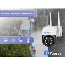 Yoosee 2mp 1080P Wıfı Güvenlik Kamerası Açık Kapalı Dome Güvenlik Gözetim Kablosuz Ip Kamera