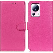 Lr Joyful Xiaomi 13 Lite / Civi 2 5g Şok Geçirmez Telefon Kasası Litchi Doku Cüzdan Stand Deri Cep Telefonu Kapağı (Yurt Dışından)