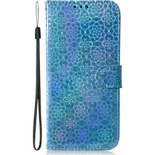 Lr Joyful Xiaomi 13 5g Göz Kamaştırıcı Çiçek Deseni Pu Deri Şok Geçirmez Telefon Kasası Stand Cüzdanı (Yurt Dışından)