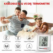 NPO ThermoPro TP200C Wifi İç-Dış Mekan Dijital Sıcaklık Termometre