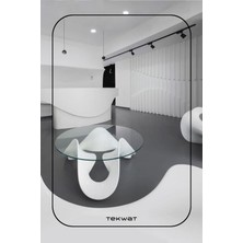 TekwaT Beyaz Kasa Led Ray Spot 15 Watt