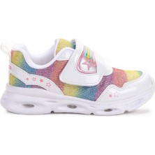 Vicco 346.23Y.181 Beyaz Işıklı Çocuk Spor Ayakkabı