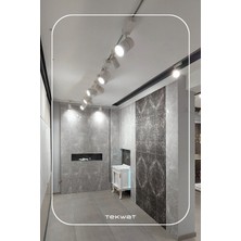 TekwaT Led Ray Spot 60 Watt 4000 Kelvin Siyah Kasa
