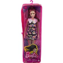 Barbie HBV19 Barbie Fashionistas Çiçekli Elbiseli, Işitme Cihazlı