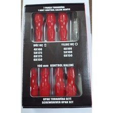 Rayno Kraft Tornavida Seti 7 Parça 1 Adet Kontrol Kalemi Hediyeli