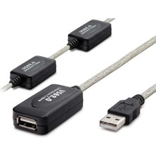 Hadron HDX7537 USB Uzatma Kablosu 15 Metre 480MBPS Sinyal Tekrarlıyıcı USB Uzatma Kablosu