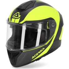 Acerbis Krapon Kask Siyah Sarı