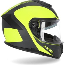 Acerbis Krapon Kask Siyah Sarı