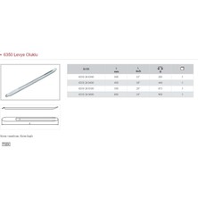 Izeltaş 300 mm Levye Oluklu Krom 6350 26 0300