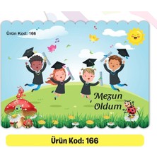 Ata Yayıncılık Karne Kabı Kılıfı Ürün KODU:166(MEZUN Oldum-Kepli) 5 Adet