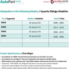 Alpha Auto Part Bmw X3 Serisi E83 Için Sunroof Tamir Seti-2 Parça