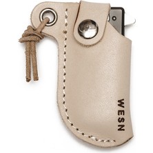 Wesn Pocket Knife Deri Kılıfı (Sadece Kılıf)