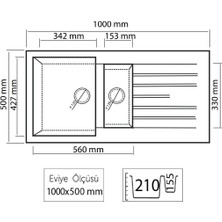 Thorax Granit Eviye Harlem T2