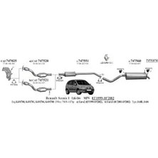 Mk Renault Katalitik Konvertör (Megane1 - Scenic)1.4i 16V 1.6 16V