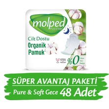 Molped Pure&Soft Gece Süper Avantaj Paket 48 Adet