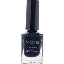 Note Gel Look Oje 25 Black Purple - Patlıcan Moru