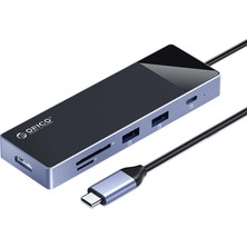 Orıco Type-C PD100W 4K 30Hz HDMI Sd Tf 5gbps Type-C 4 Usb-A Portlu Hub Çoklayıcı