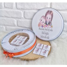 Bunnyball Chocolate 200 Adet Isme Özel Abla Erkek Kardeş Temalı Çikolata
