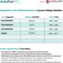 Alpha Auto Part Vw Bora,golf,jetta,passat Için Kapı Kolu Çerçeve Tutamak Seti