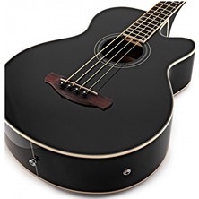 Ibanez AEB8E-BK Ael Serisi Siyah Akustik Bas Gitar