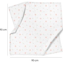 Casadora Baby Loulou 100% Pamuk 2'li Müslin Örtü Seti - 90X90 cm