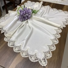 Oya Home Fransız Dantelli Bohça Set - 3 Parça